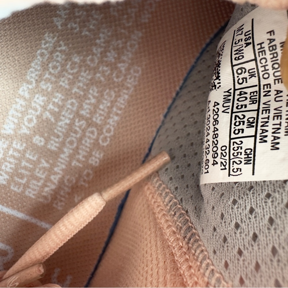 Men’s Under Armour Curry 8 Flow Class-Y Light Pink  3024432-601 SZ Men 7.5 =W 9 - Picture 9 of 9